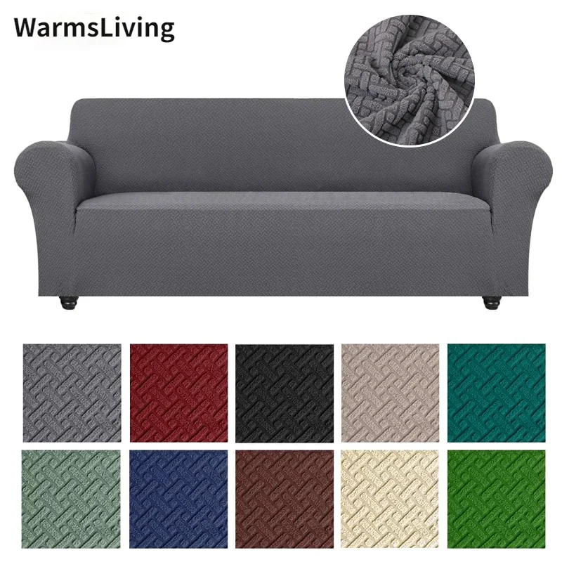 

WarmsLiving для диванов для Гостиная эластичный диван Чехол для секционного дивана протектор мебели из жаккардовой ткани стрейч крышка