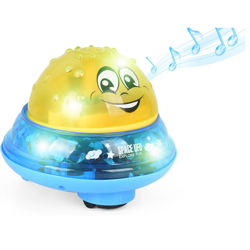 Детские игрушки для ванной распыления воды с светодиодный светильник сквирт