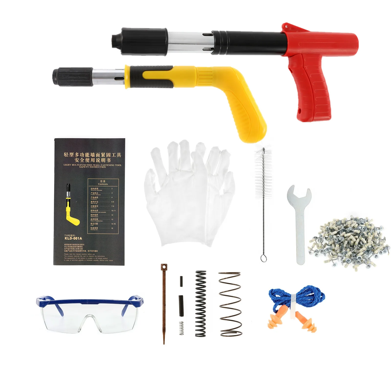 

Manual Steel Nail Gun Rivet Gun Home Fastener Rivet Tool for Metal Ceiling Wall Anchor Wire Slotting Device