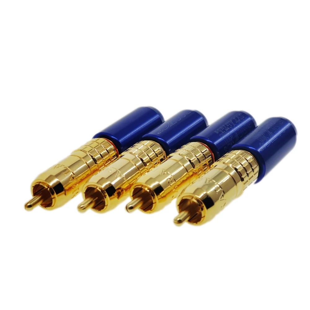 Оригинальный оригинальный Hi Fi taralabs RSC air3 Series 2 RCA штекер 4/комплект|Коннекторы и