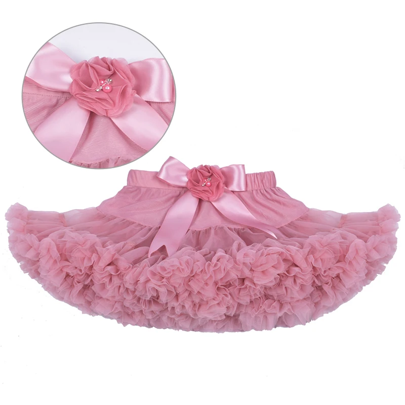 2020 Модная юбка пачка для маленьких девочек балетная многослойная Короткая детей