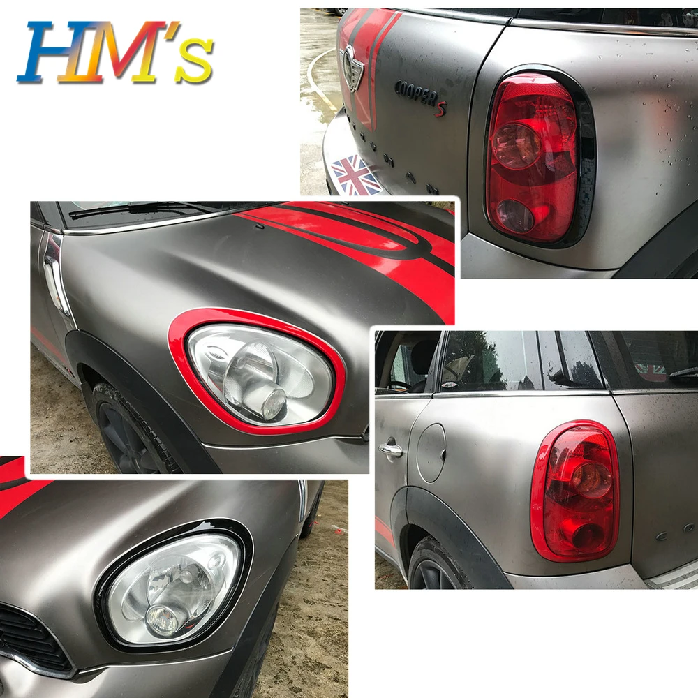 

For MINI Cooper Countryman R60 Headlight Front Head Rear Tail Lamp Light Sticker Ring For MINI R60 For MINI Cooper Accessories