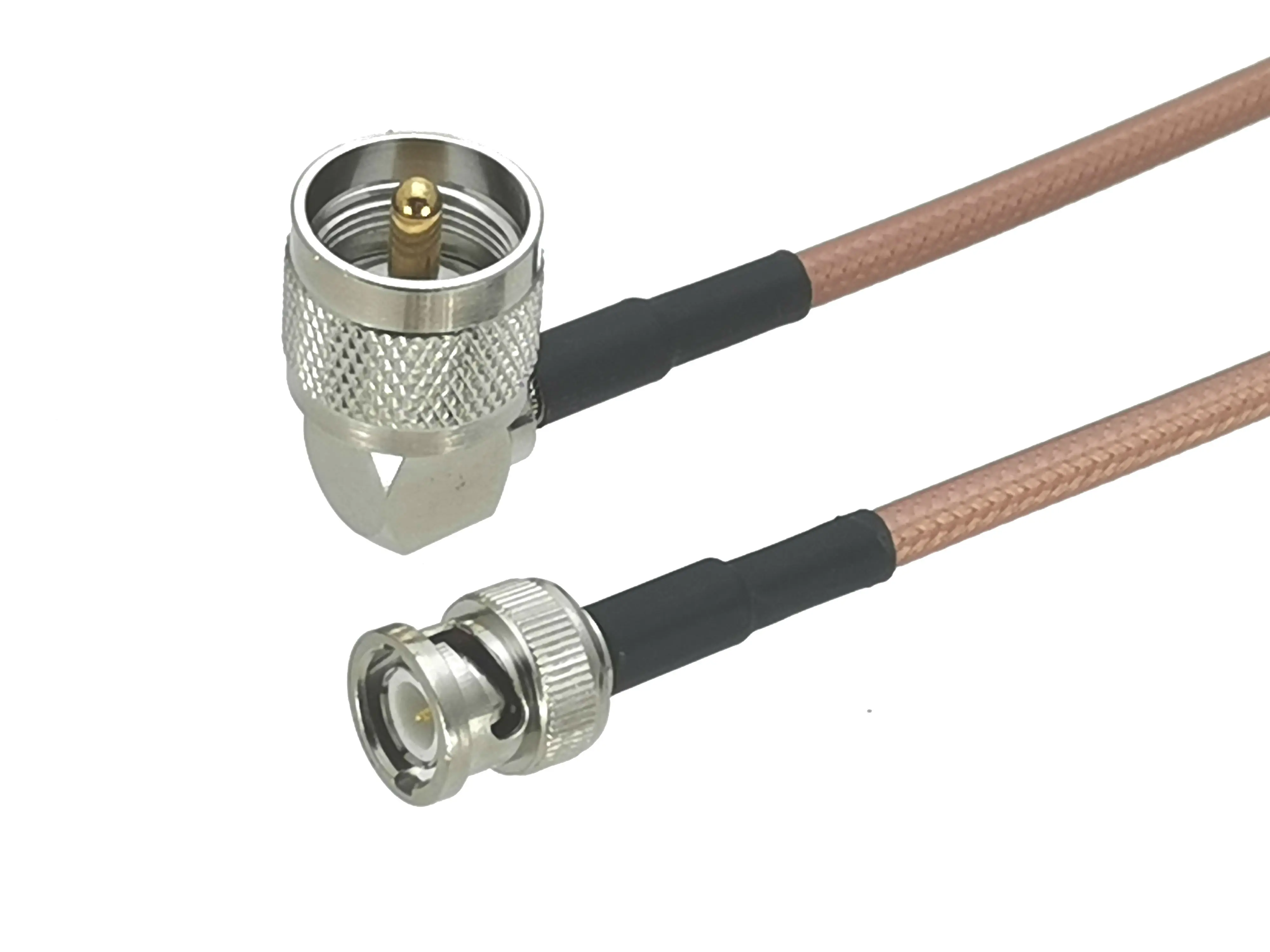 1 шт. RG142 BNC штекер к UHF PL259 прямоугольный коннектор RF коаксиальный телефон 6 дюймов ~