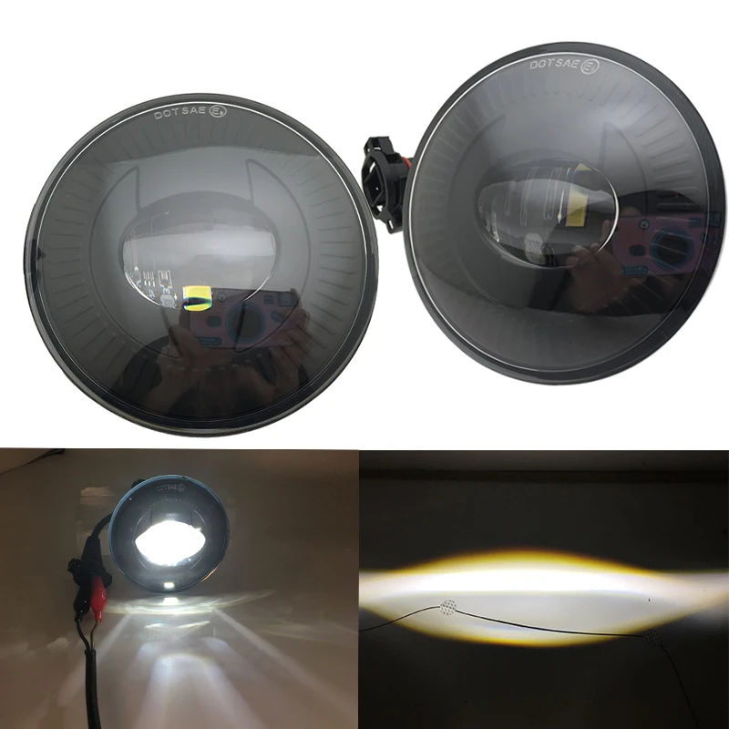 Круглый переднего бампера светодиодные противотуманные светильник в сборе для 07