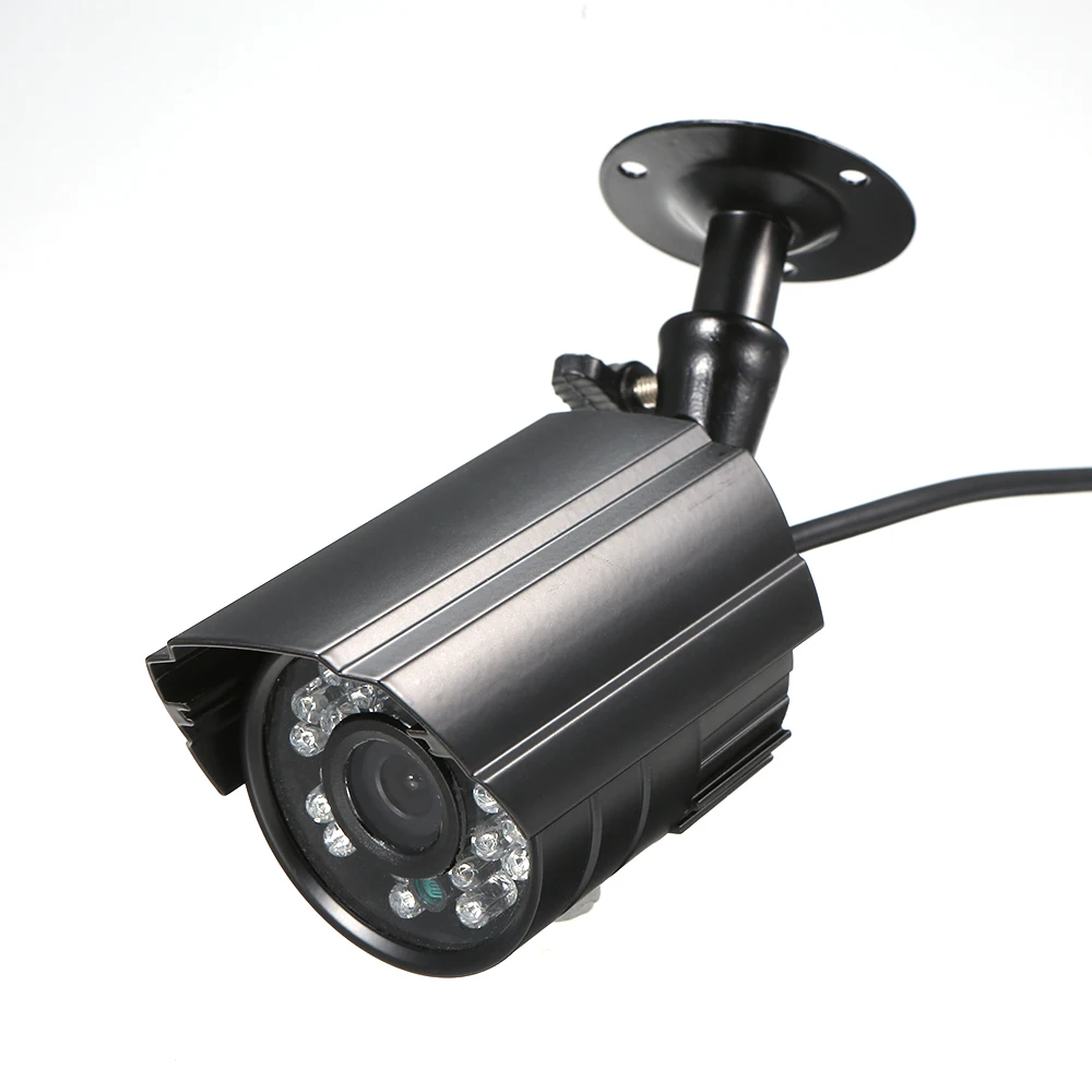 

2PCS CCTV Camera 1/3" CMOS Color 1080P High-resolution 24 Lamp Nightvison Waterproof Indoor Bullet Camera Analog Security Camera