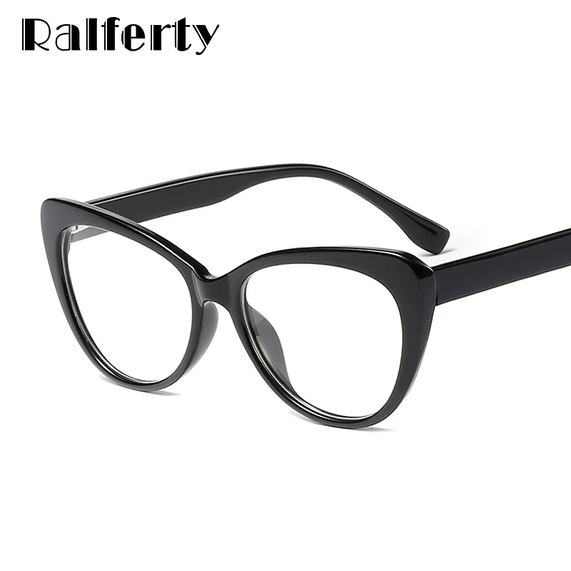 Ralferty женские очки винтажные кошачий глаз оправы для очков черный красный розовый