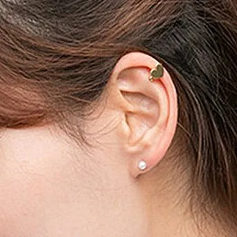 Simple Brincos Bijoux 1PC Fashion Small Gold Silver Copper Moon Clover Star Heart Triangle No Pierced Earclips Earrings Women | Украшения и