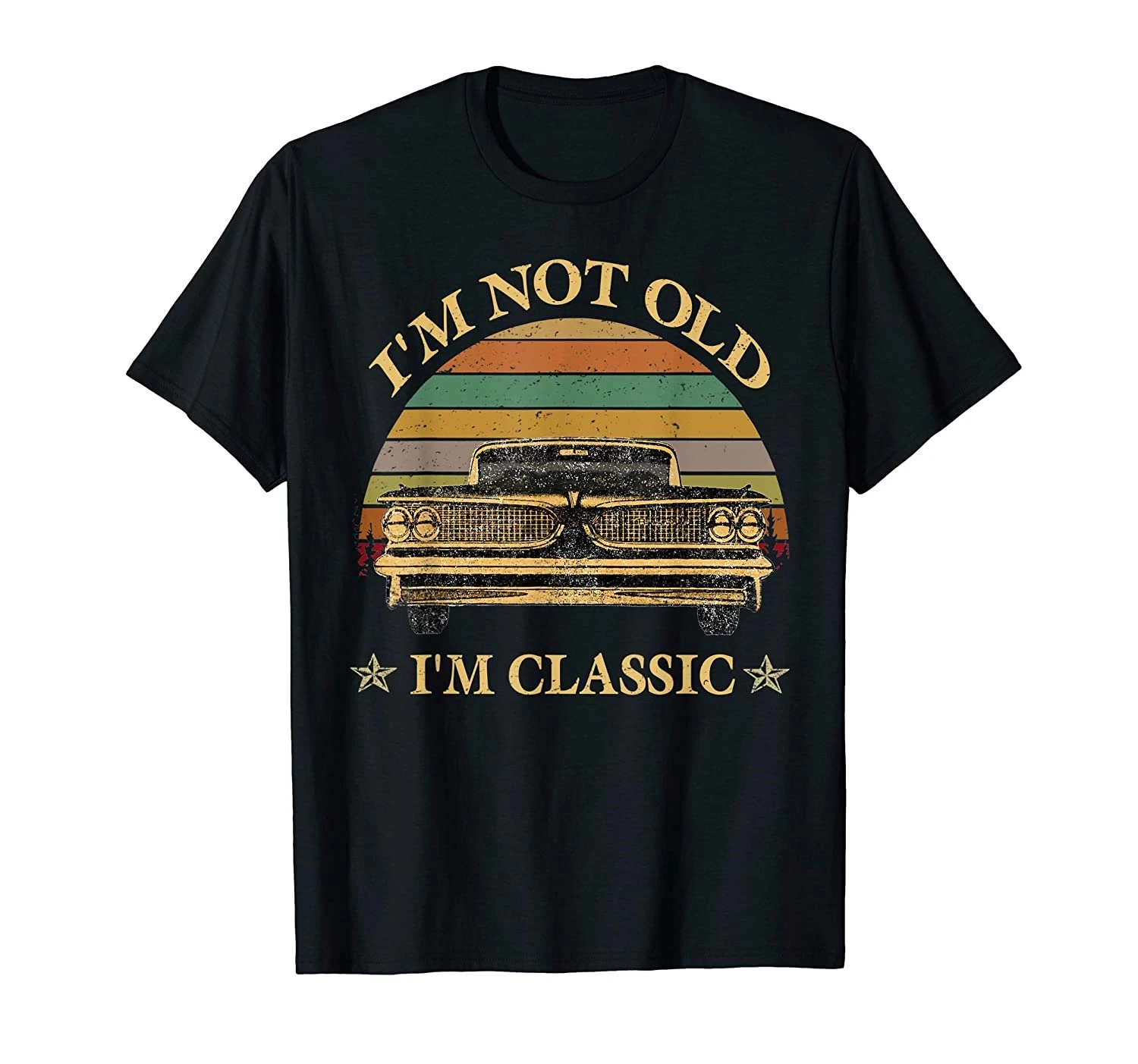 

I'm not old I'm classic car funny t-shirt - Mens Womens T-Shirt