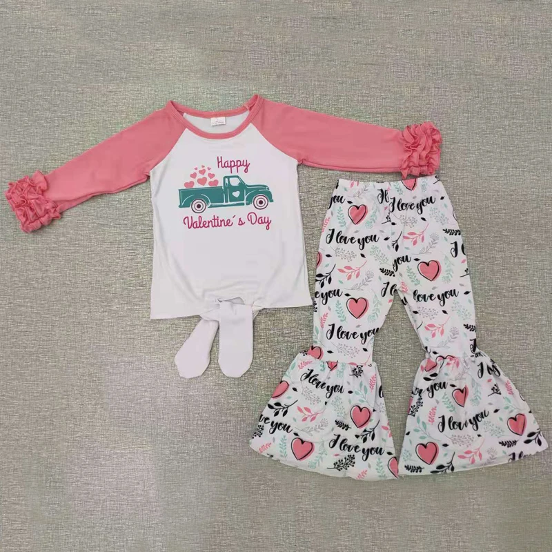 Детская эксклюзивная одежда для малышей на День святого Валентина грузовик