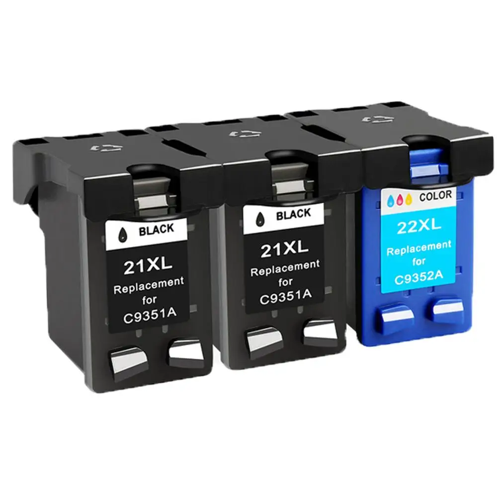 

Compatible HP21 22 HP21xl 22xl ink Cartridge for hp Deskjet F2180 F2200 F2280 F2100 F4180 F300 F380 380 D2300 printers