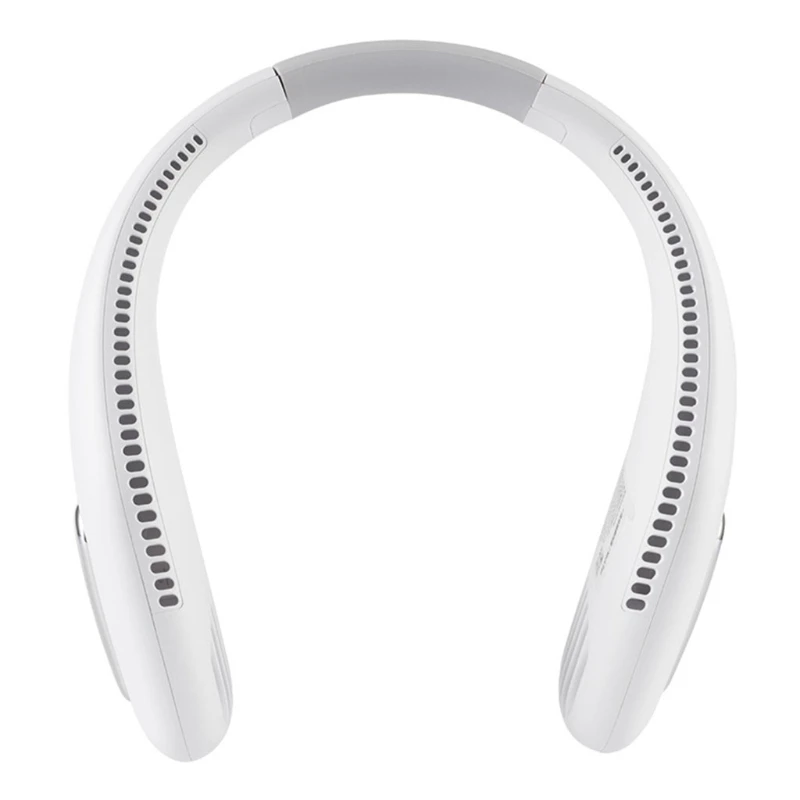 Goede Draagbare Handsfree Neck Ventilator 360 Graden Lazy Nekband Fan Surround Air Outlets Usb Oplaadbare Batterij Operated Opknoping Persona