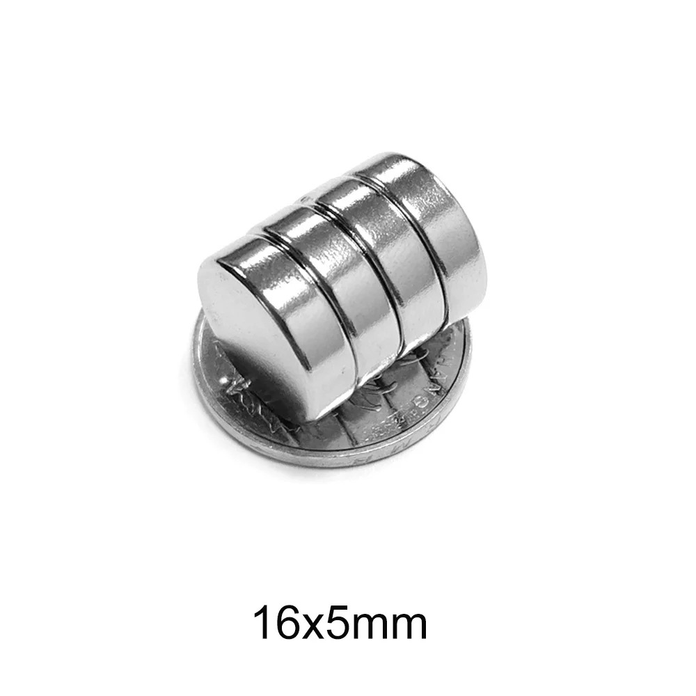 

5/10/20/50pcs 16x5 Permanent NdFeB Super Strong Powerful Magnets 16mmx5mm N35 Round Magnet 16x5mm Neodymium Magnet 16*5
