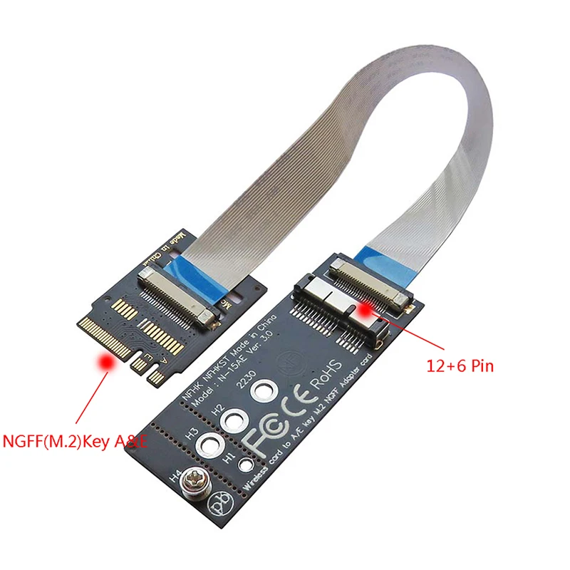 адаптер m 2 для wi fi a e на wi fi карту bcm94360cd bcm94331cd