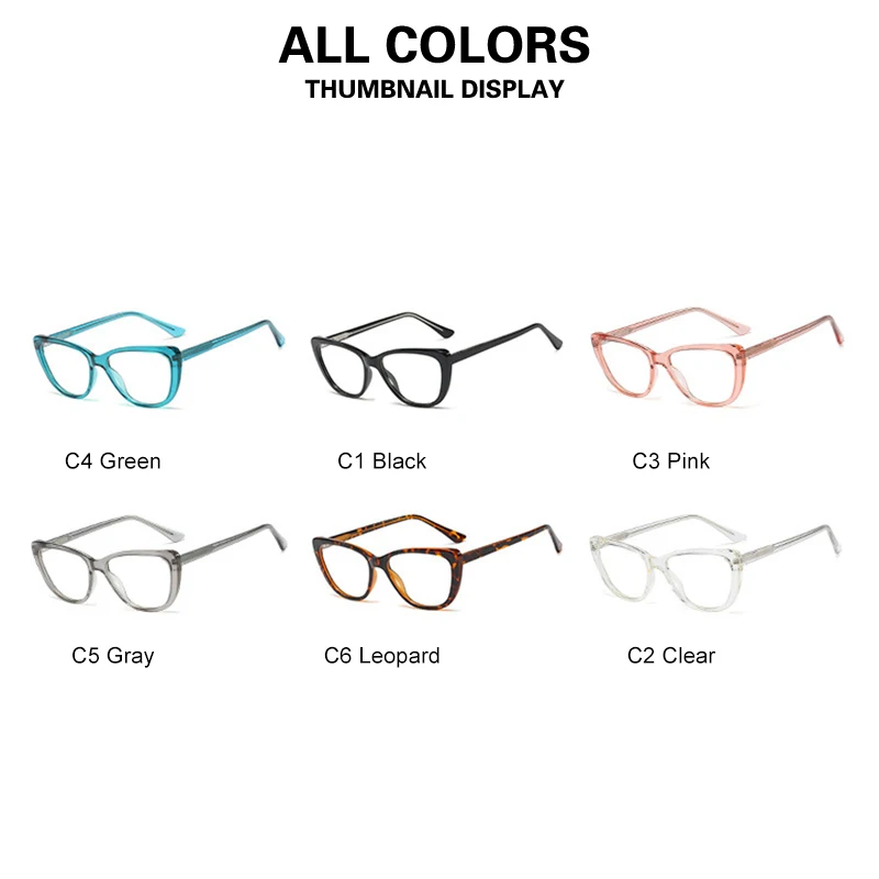 

MADELINY Cat Eye Eyeglasses Frame Women TR90 Solid Vintage Transparent Glasses Unisex Clear Lens Designer Spectacle Frames MA498