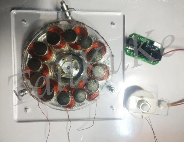 Генератор без сердечника бесщеточный двигатель генератор дисков с Питание