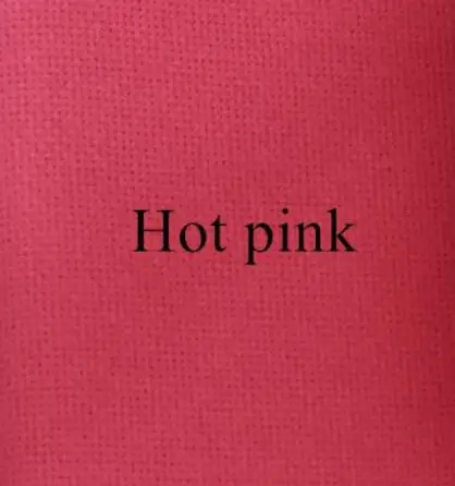 Hot pink 50x50 см 100x100 см 145x100 см Aida 14ct белая ткань розового и черного цветов женские туфли-зеленый красный крест стежка ткани холст DIY ручной работы рукоделие шить - Цвет: Hot pink