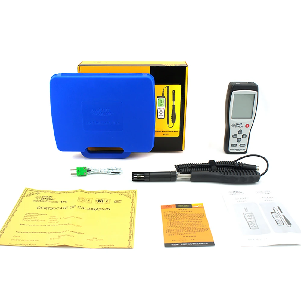 Цифровой гигрометр AS847 измеритель влажности и температуры 2 в 1 с раздельным