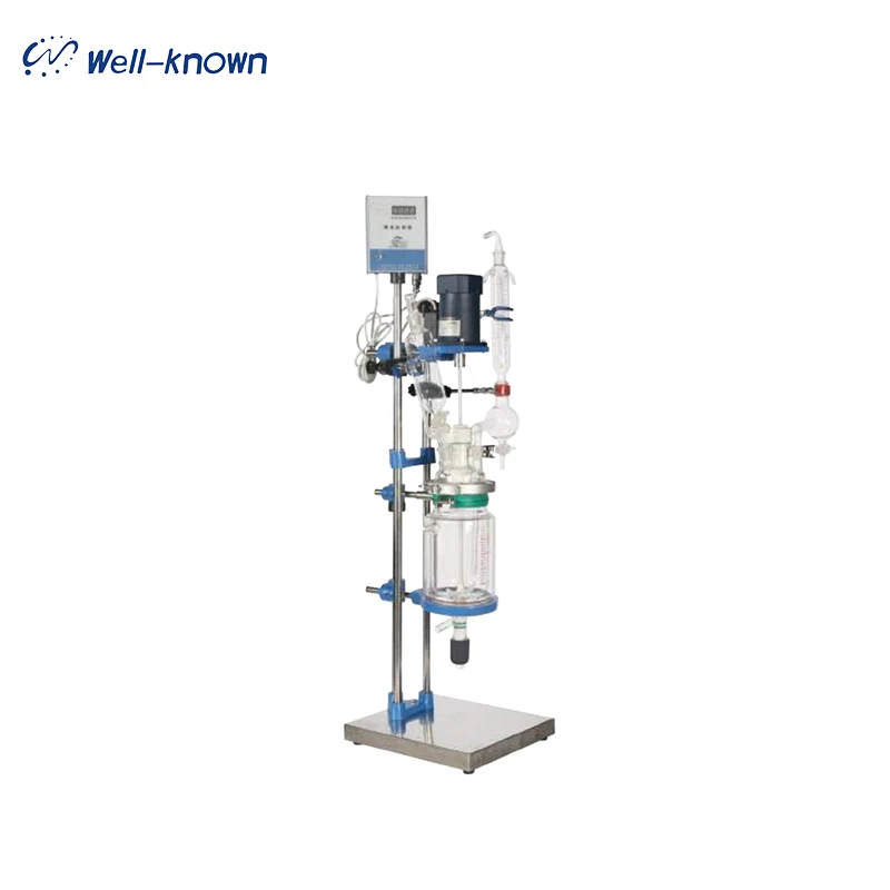 5л лабораторный двухслойный химический кожух стеклянный реактор | Канцтовары для