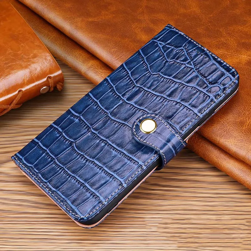 2022.Genuine Leather Crocodile Phone Case For Samsung Galaxy Note 10 10 Plus Cover Luxury Flip Wallet Stand Etui Card Holder