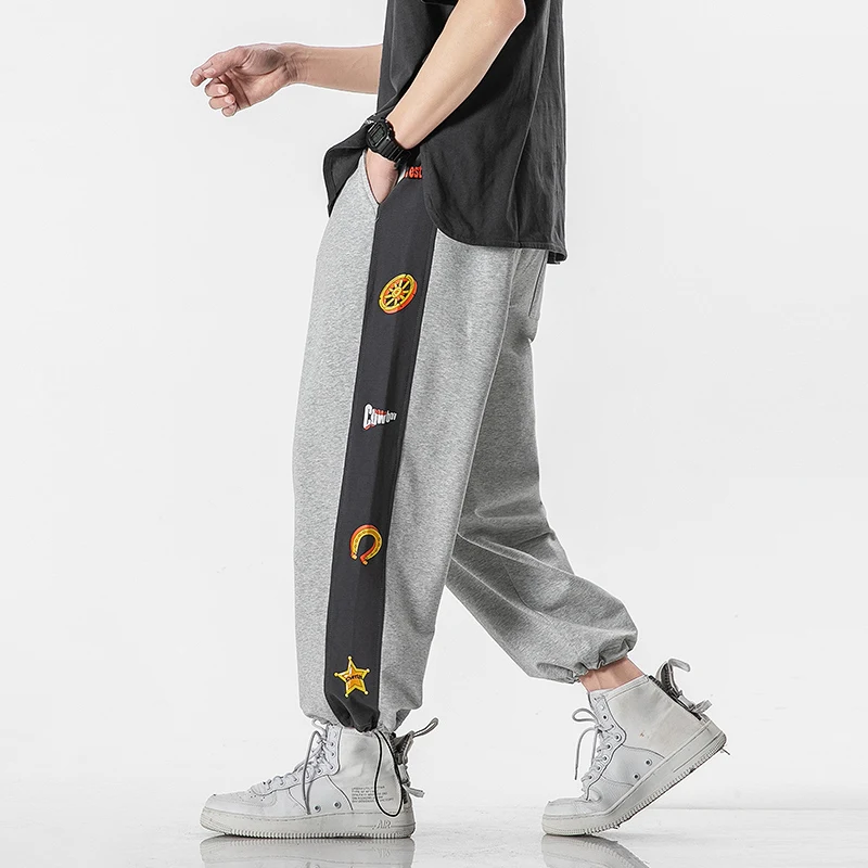 

Mens side Anime Print Harem Pants for 2021 Fashion Trends Clothing Teens Hip Hop Trousers Japanese Streetwear Joggers Sweatpants
