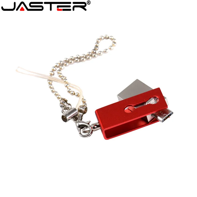 Металлический OTG флеш накопитель JASTER диск USB 2 0 64 ГБ 16 высокоскоростной 32 4 Гб с
