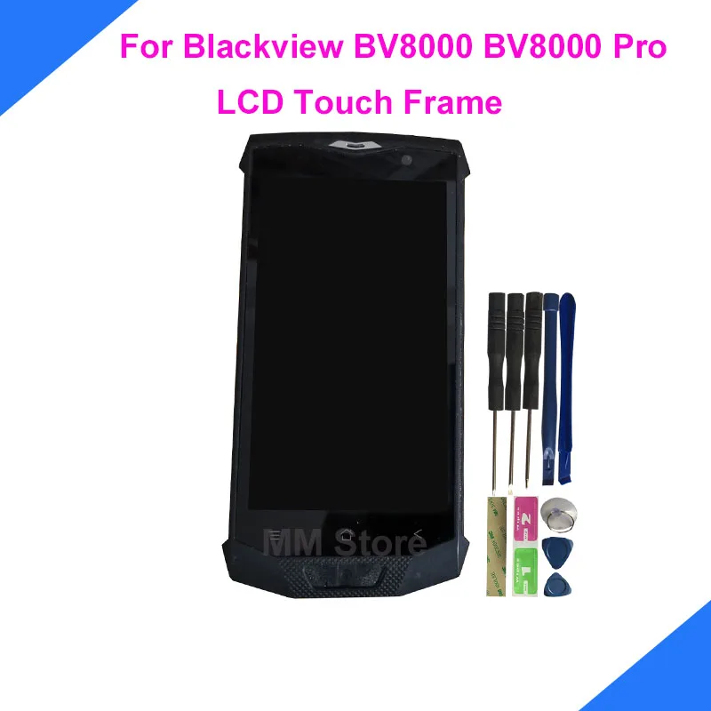 Для Blackview BV8000 Pro ЖК дисплей Дисплей с Сенсорный экран рамкой Digitizer Замена узла +