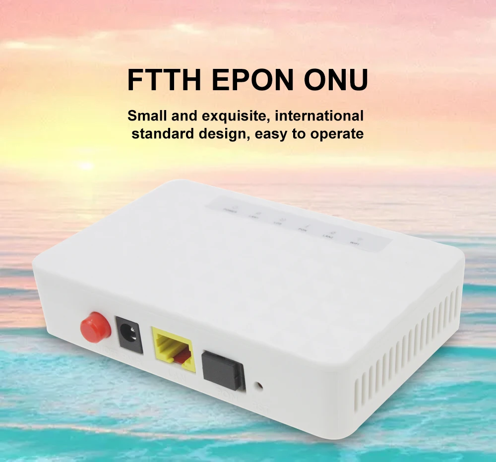 EPON Fiber device to user side ONU 1GE 1port FTTH ONT Single LAN Port OLT 1 25G Epon набор микросхем для ZTE home