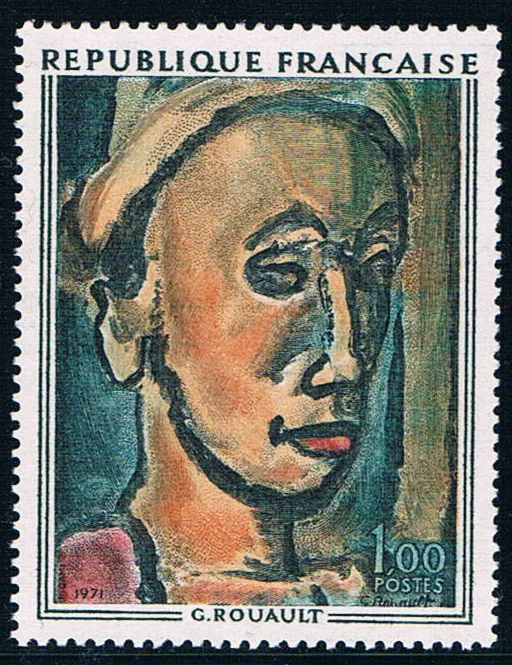 FR3037 Французский штамп 1971 художественная серия Roo живопись Dream 1 шт. новые