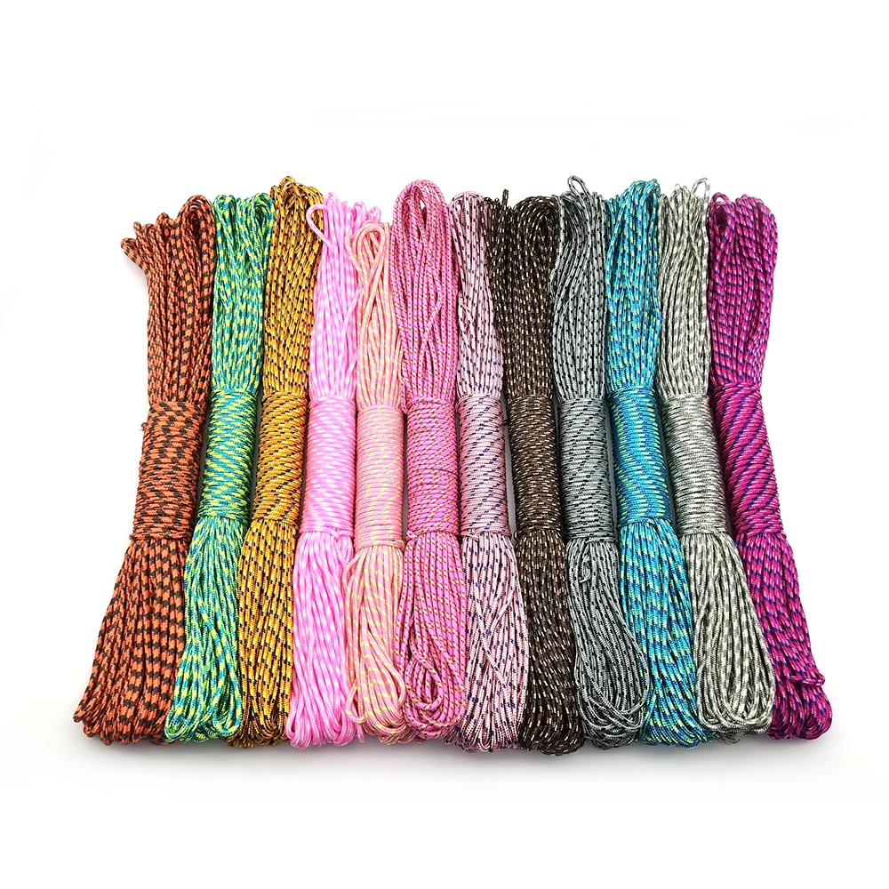 Трос Паракорд для альпинизма веревка из Паракорда аксессуар выживания 328ft 3 мм |