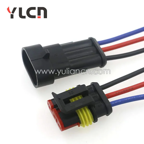 

3-сторонний автомобильный Водонепроницаемый проводной разъем серии 1,5