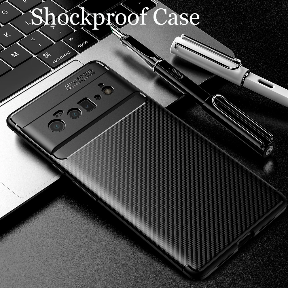 

Для Google Pixel 6 Pro 5A чехол 4A из углеродного волокна с рисунком мягкая термополиуретановая оболочка противоударный чехол для телефона чехол для ...