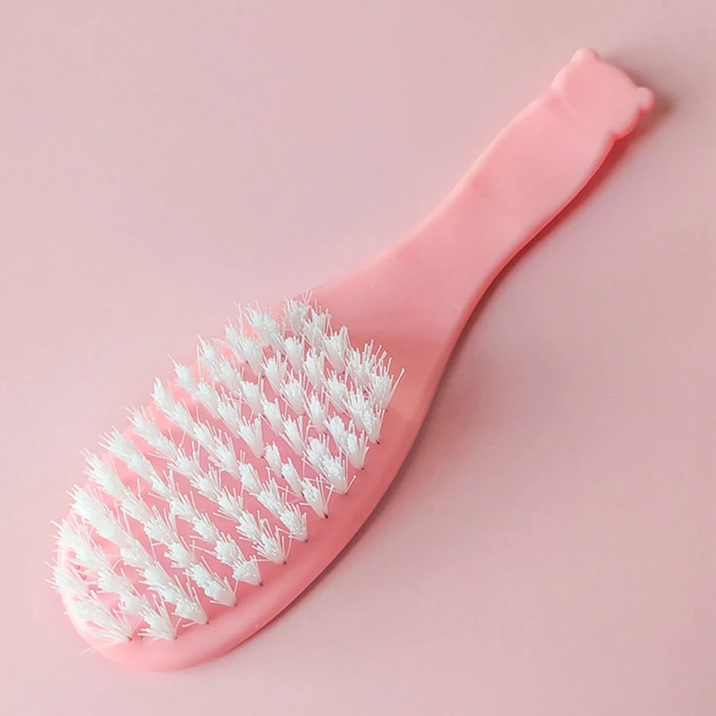 

Newborn Baby Hair Brush Mini Portable Baby Comb Hair Brush Bath Brush Comb Massager Hair Brushes Baby Safety