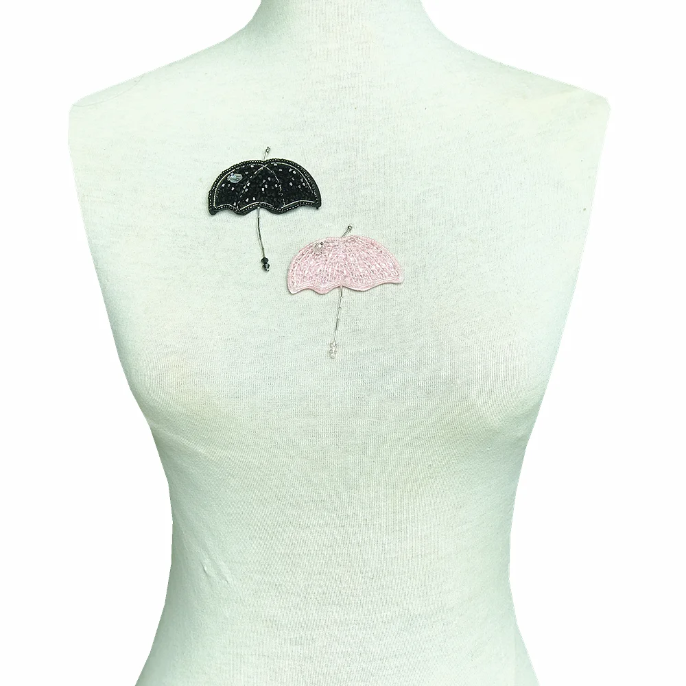 

5 шт. зонтик с заплаткой на одежда Пришить бисером патчи для одежды Parches наклейки швейная аппликация AC1579