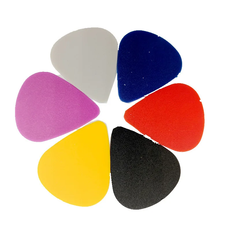 

100pcs Grind arenaceous Guitar Picks 0.46 0.95 1.2mm Thickness Guitar Picks ABS Material Antislip Free Shipping