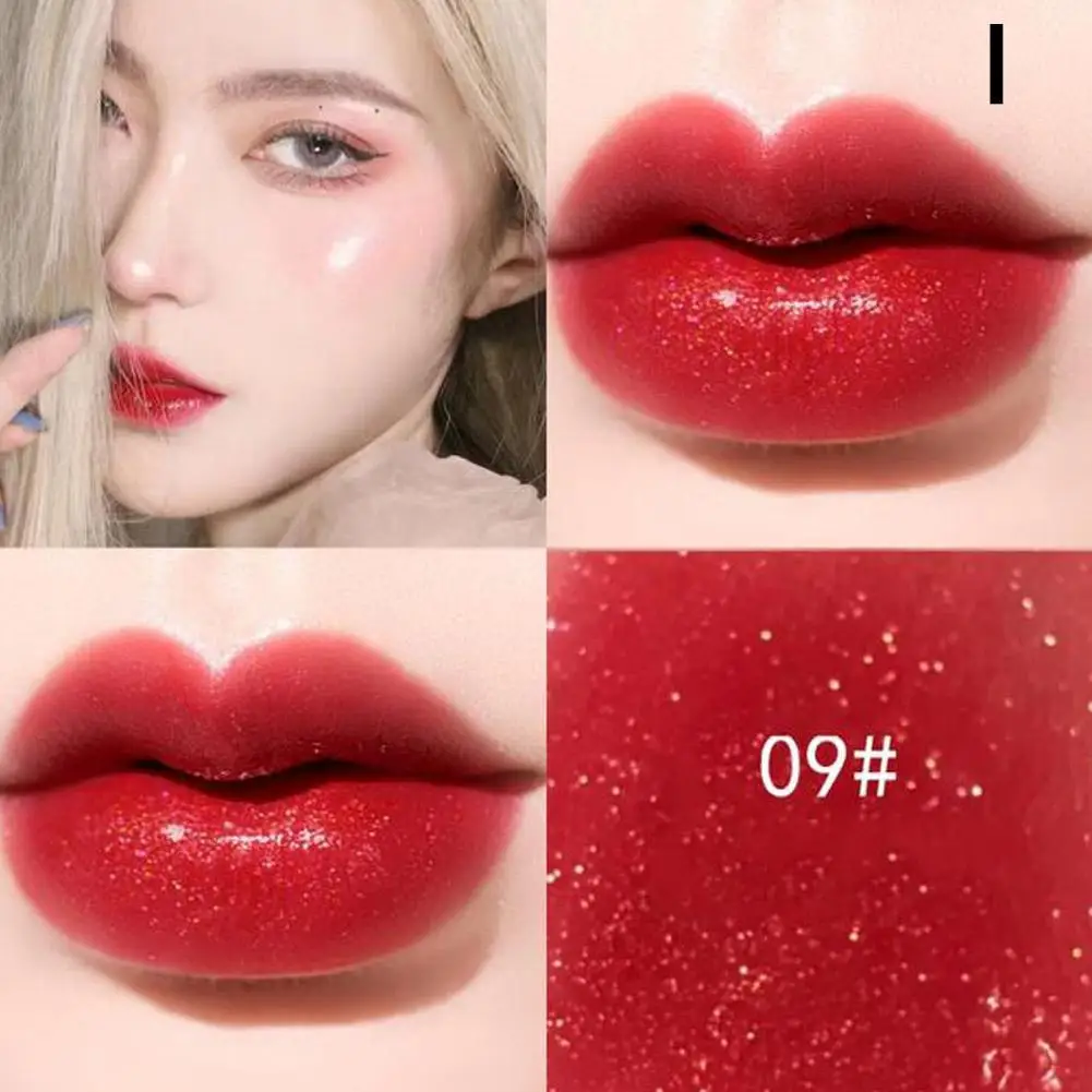 

Mini 10 Colors Liquid Lip Gloss Waterproof Non-stick 24 Gloss Cosmetic Lip Lasting Up Hours Velvet Make Matte Lipstick Long K4X5