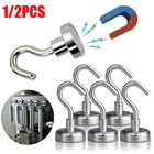 Магнитные Крючки, магнитный Магнитный Магнит для дома, кухни, редкоземельный магнит