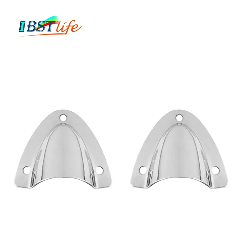 

2PCS Marine Grade Stainless Steel Midget Clam Shell Wire Cable Vent Cover hose for Rowing Boat Marine Yacht Surfing Water Sport