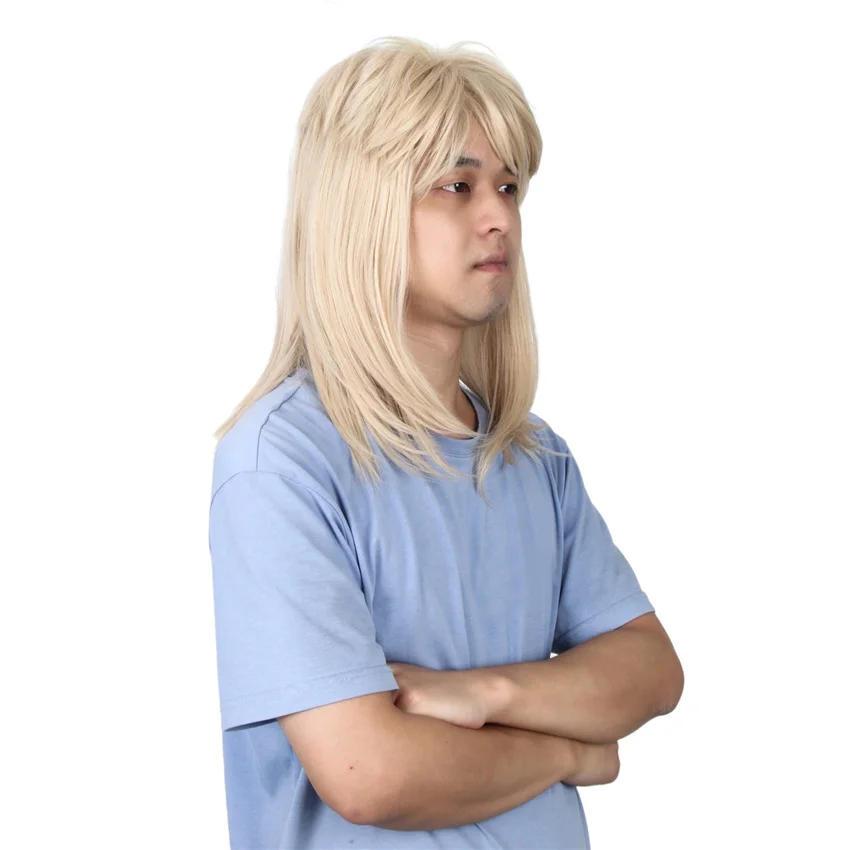 Парик для косплея Takerlama мужской длинный в стиле рок-звезды диско костюмы 80-90-х