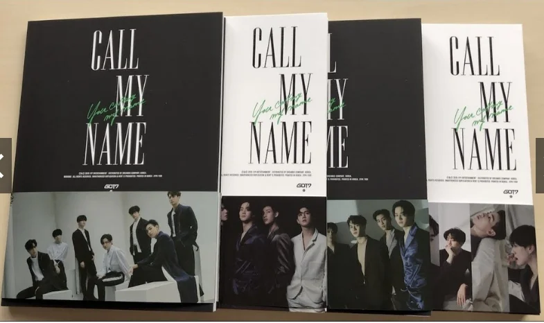 

[MYKPOP]~ 100% официальный оригинальный ~ мини-альбом GOT7 CALL MY NAME, коллекция фанатов KPOP SA20070801
