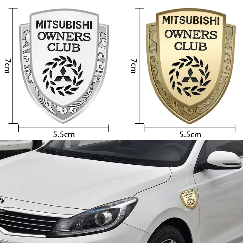 1 шт. автомобильный 3D металлический значок наклейка авто логотип для Mitsubishis ASX Lancer
