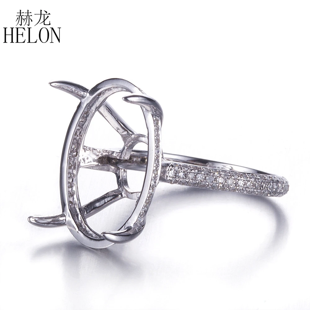 Кольцо обручальное белое золото 14 карат с бриллиантами 0 42 карата 11 х16-14х19 мм 4