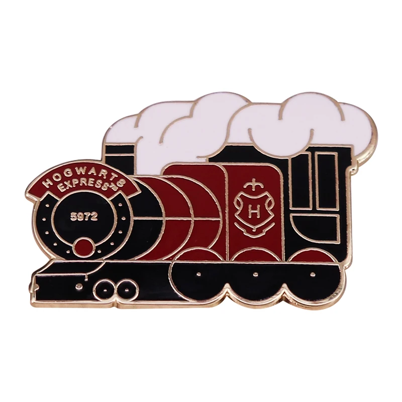 Волшебная брошь в виде поезда Wizarding World значок для ведьмастера сумасшедшая