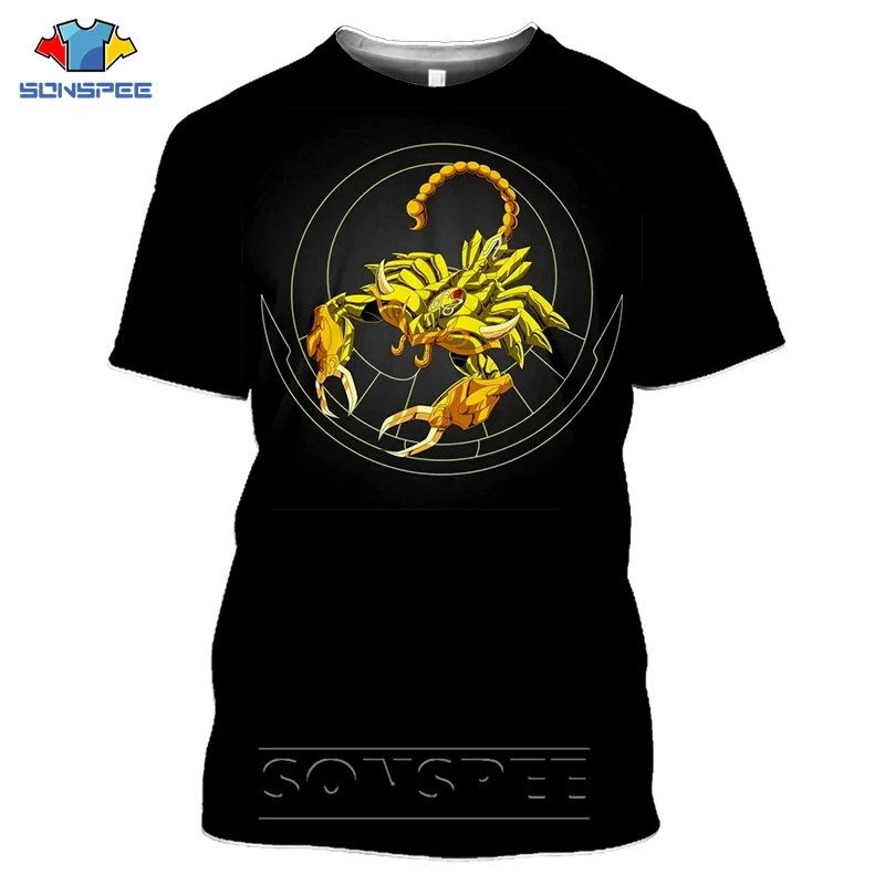 

SONSPEE New Saint Seiya Anime Harajuku Hot sale Men Women unisex 3D Print T-Shirt Short-Sleeve Sweatshirt Plus Size 6XL t shirt
