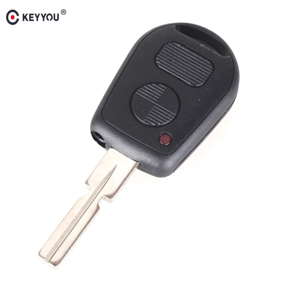 Запасной чехол KEYYOU для автомобильного ключа 2 кнопки защитный BMW E38 E39 E36 Z3 Стайлинг