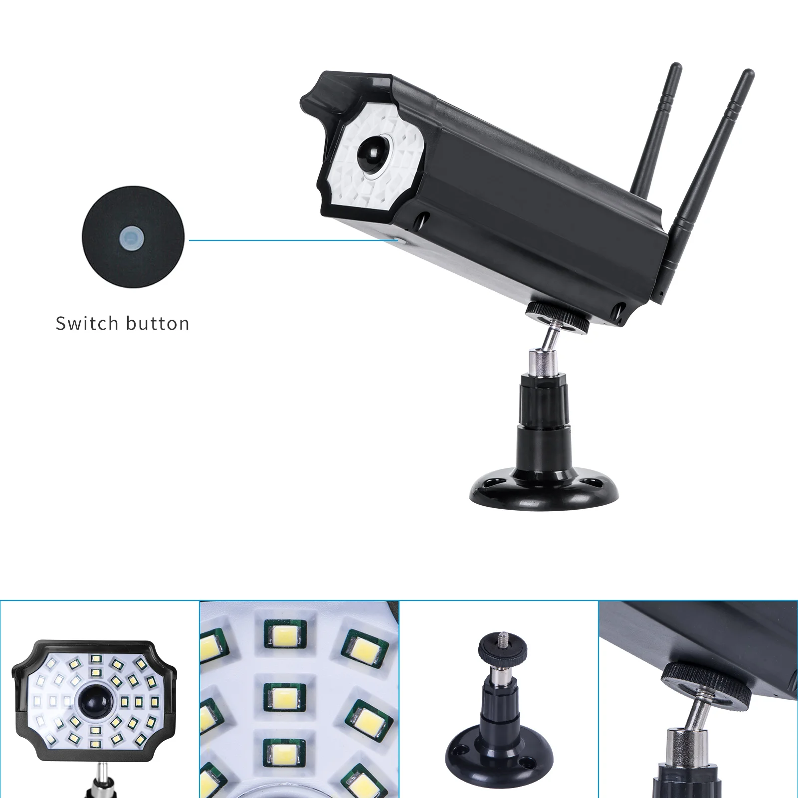 Фальшивая камера видеонаблюдения наружная наблюдения на солнечной энергии