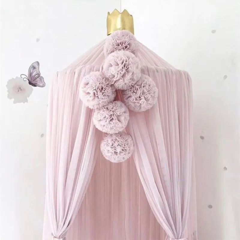 INS скандинавский сетчатый шар из пряжи детская палатка Москитная комната