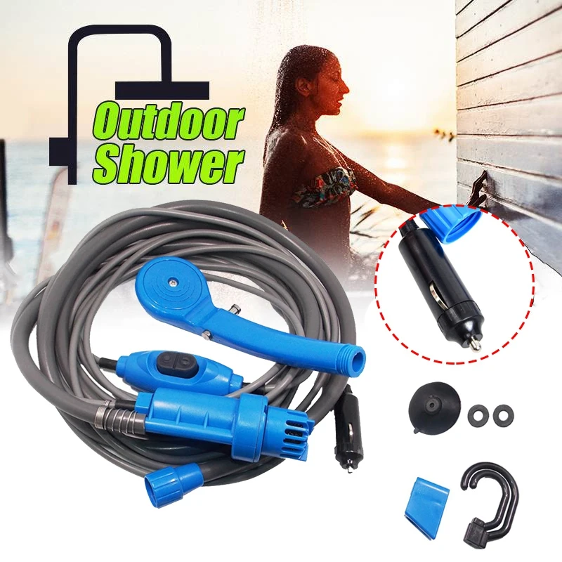 12V караван высокого давления душевая головка машина для мытья автомобиля Набор