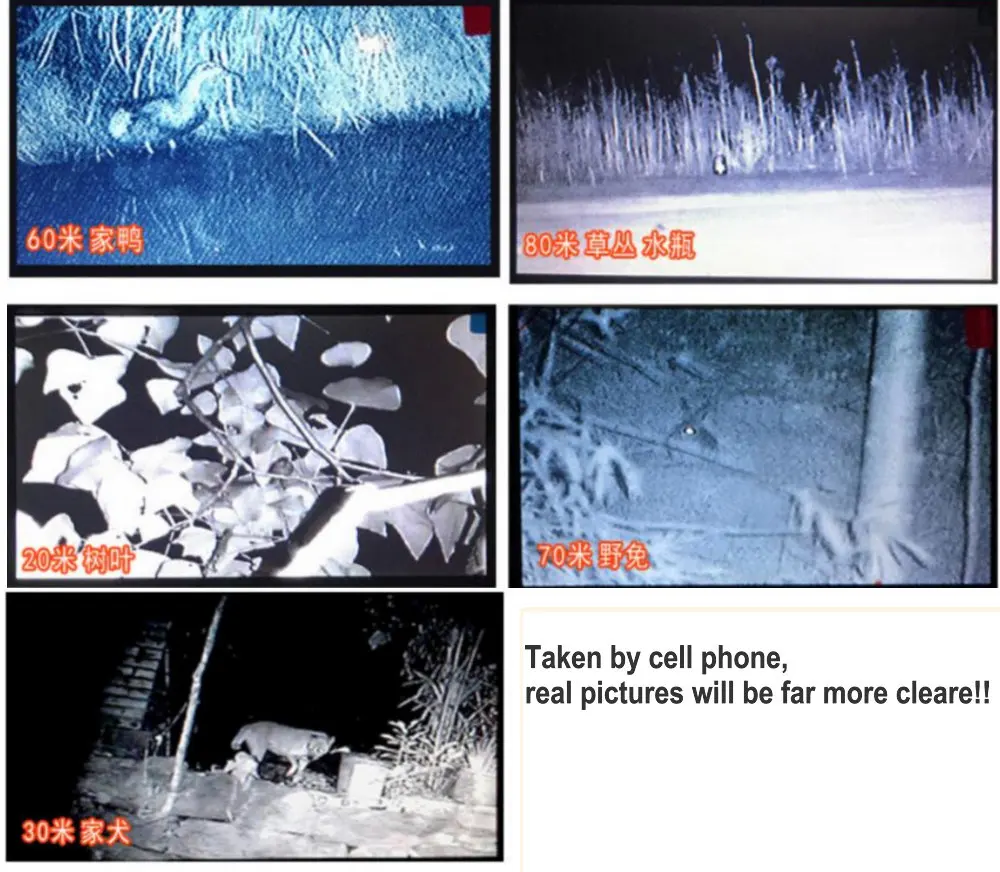 

Rifle Scope Add On 2" LCD Screen DIY Infrared Night Vision Scope with Laser Flashlight Day Night Dual Use for monocular