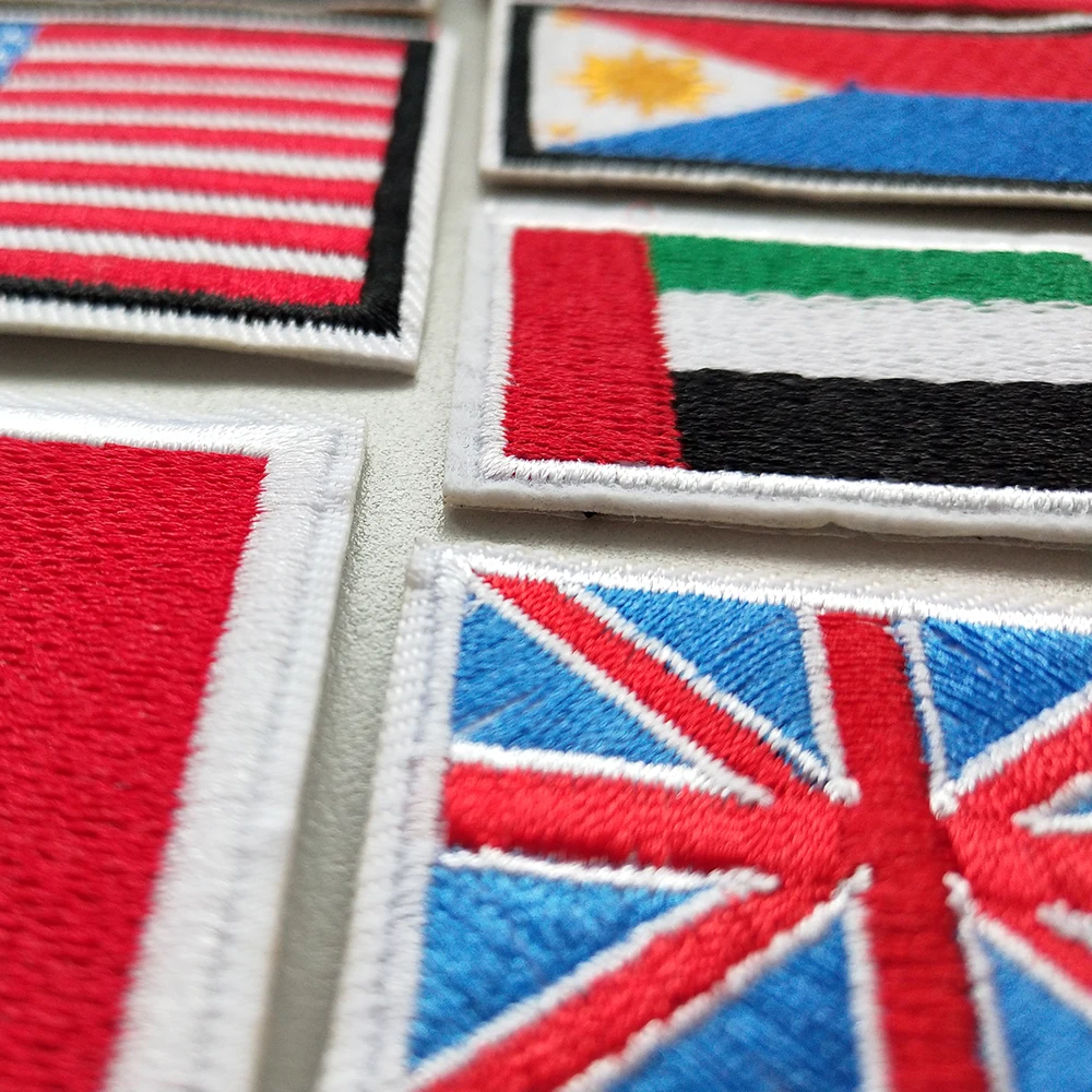 Наклейки с национальным флагом вышитые нашивки наклейки российским испанским и