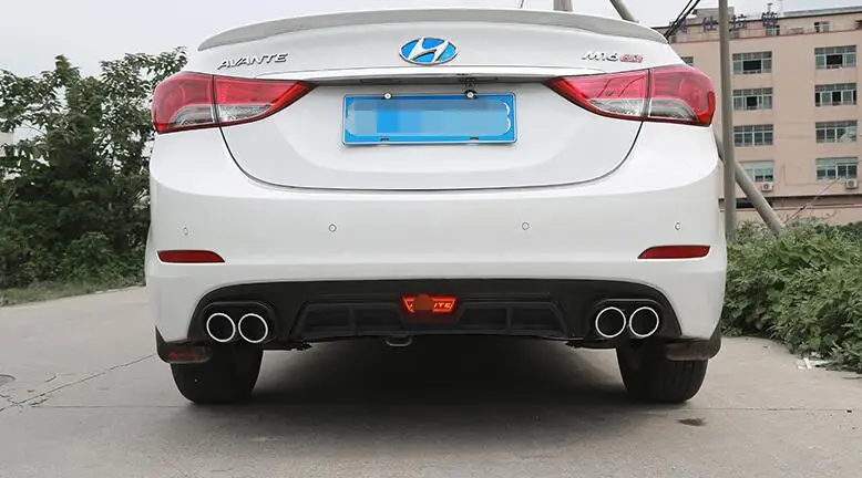 Спойлер для Hyundai ELANTRA 2012-2015 задний спойлер YS ABS защитные бамперы переднего бампера